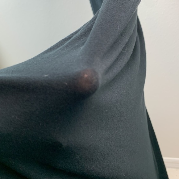 Vince sleeveless tank style jersey knit maxi dress, chambray block back (flaws) - Picture 9 of 13